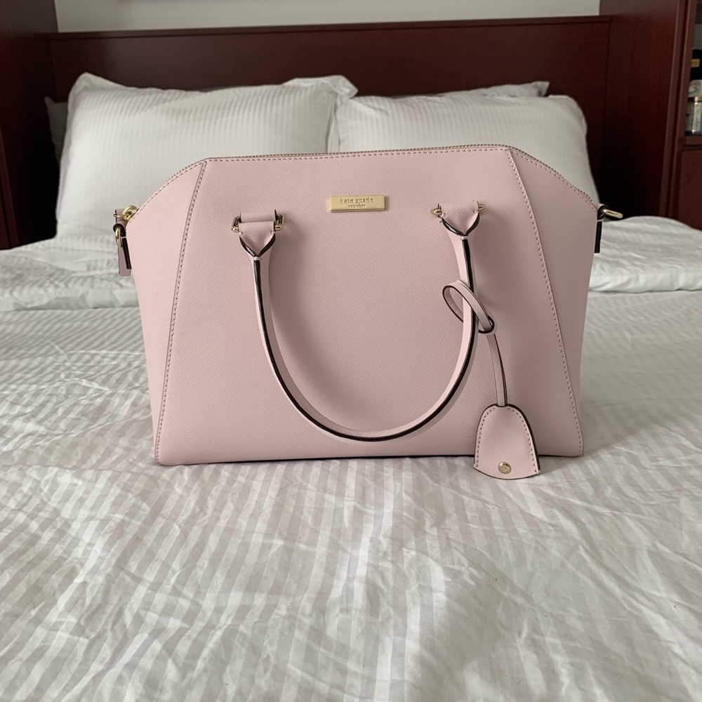 Kate Spade Light Pink Structured Handbag